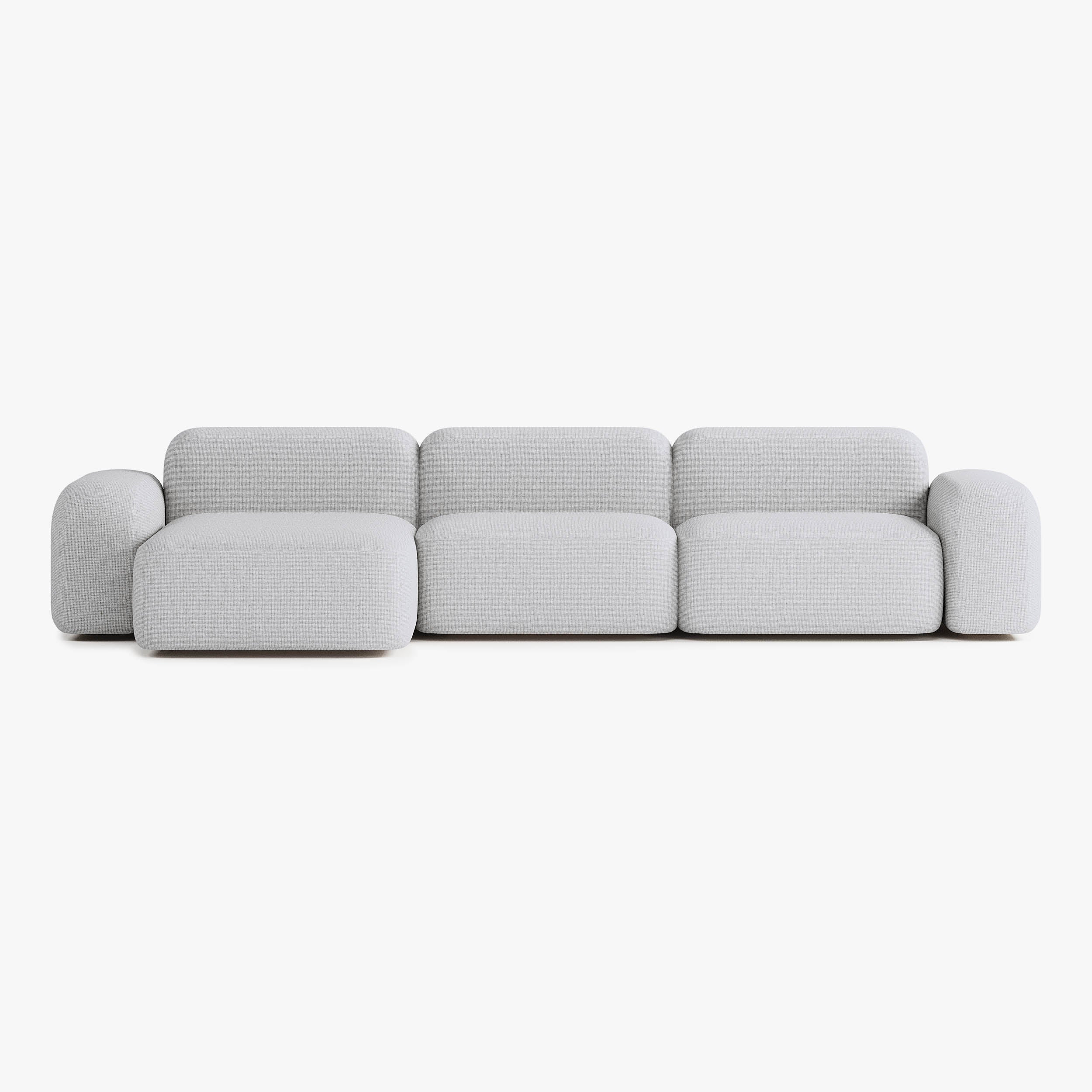 Max Sofa, Composition A15, Left Peninsula, S1 Upholstery