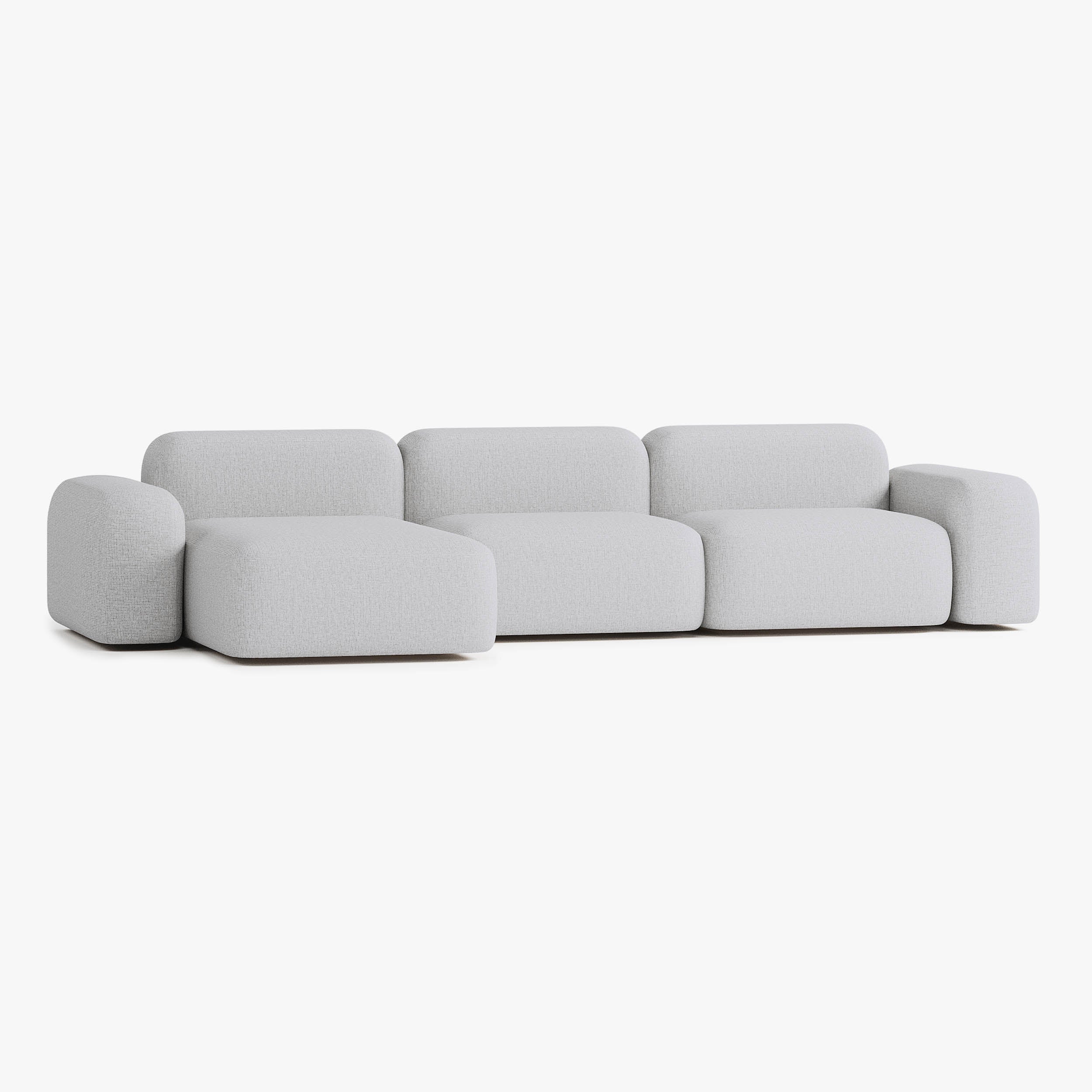Max Sofa, Composition A15, Left Chaise, Upholstery S1