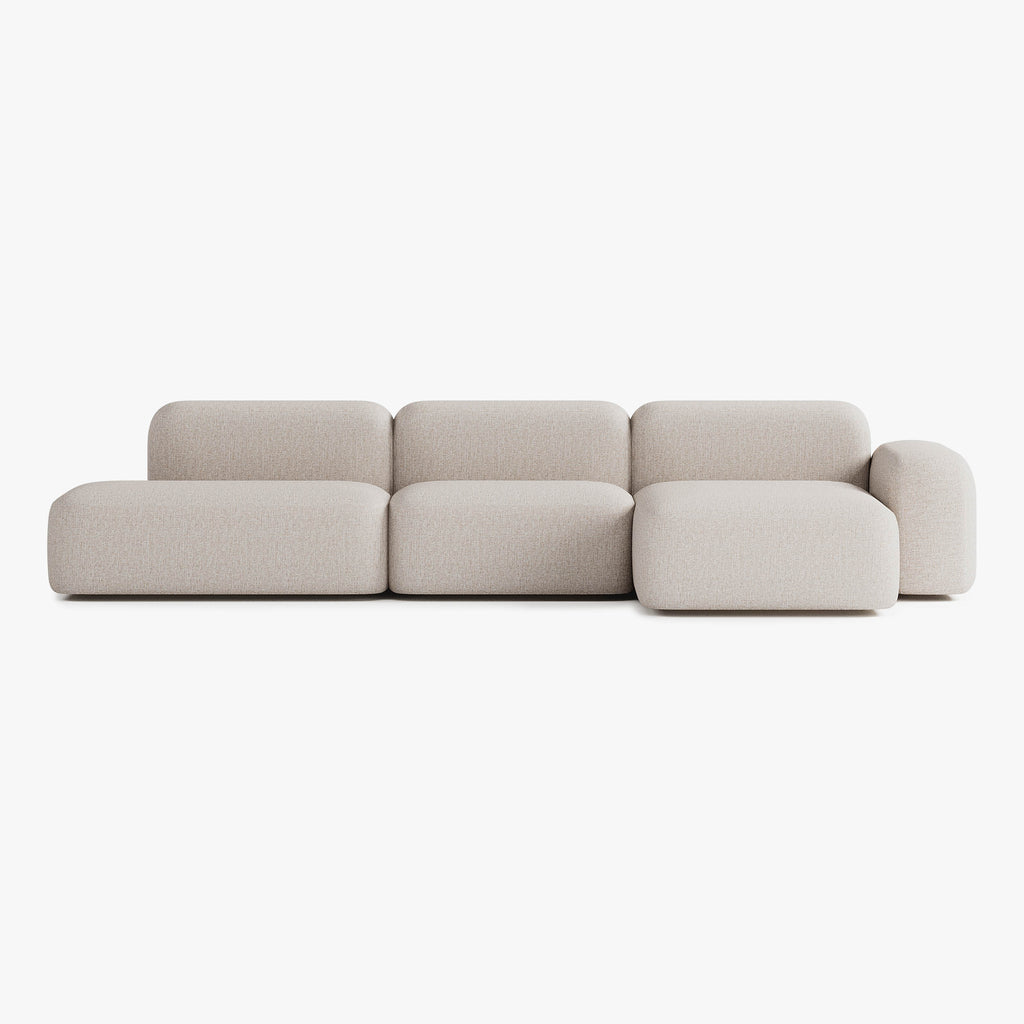 Max Sofa, Composition A16, Right Chaise, Upholstery S12