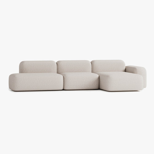 Max Sofa, Composition A16, Right Chaise, Upholstery S12