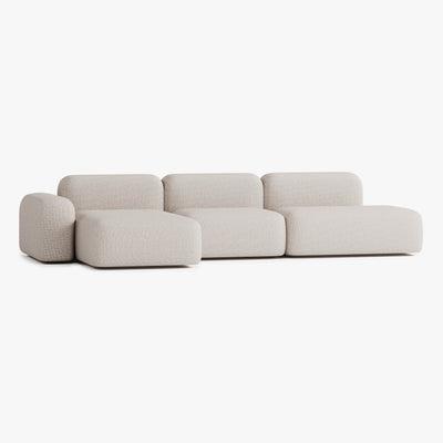 Max Sofa, Composition A16, Left Chaise, Upholstery S12