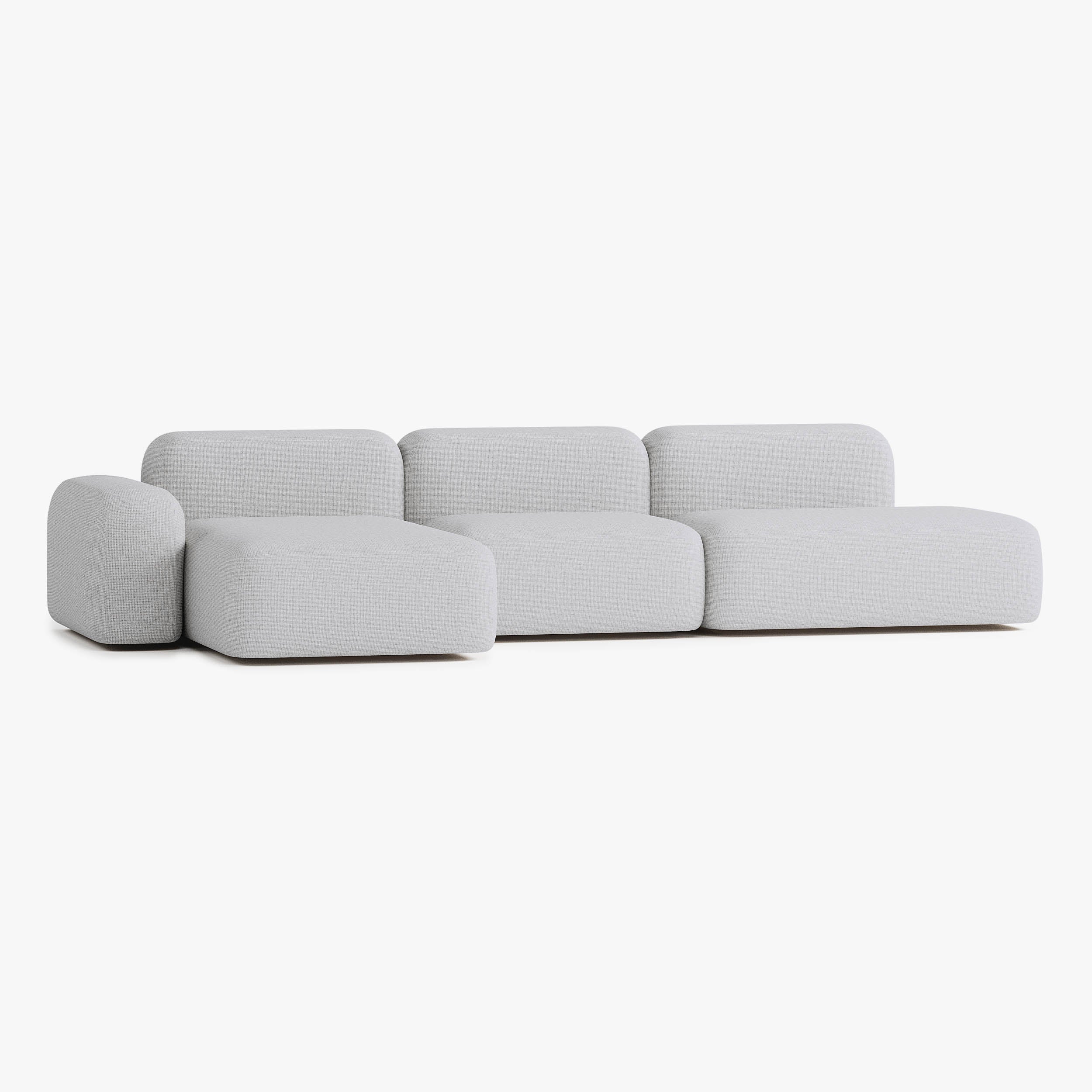 Max Sofa, Composition A16, Left Chaise, Upholstery S1