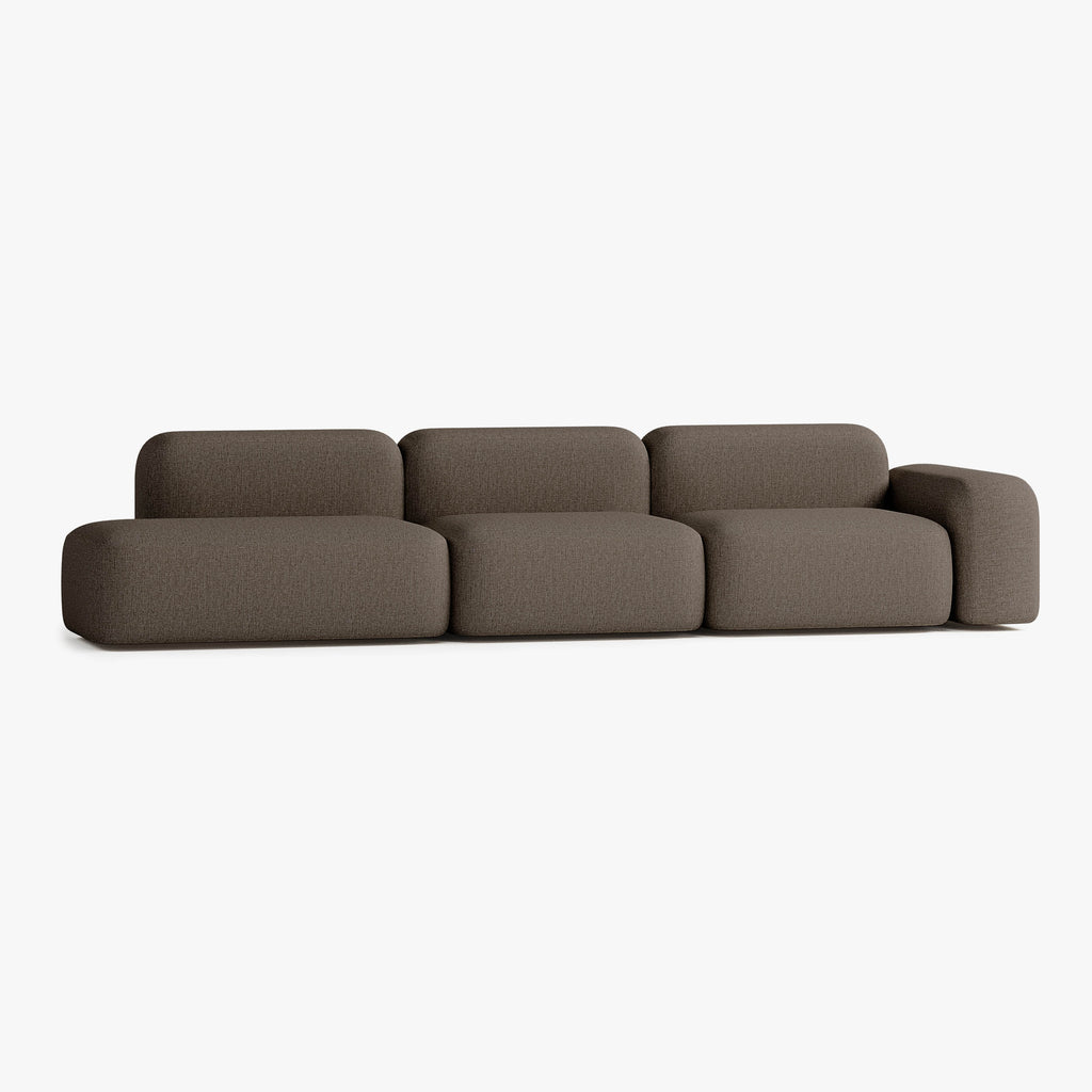 Max Sofa, Composition A17, Right Armrest, Upholstery S10