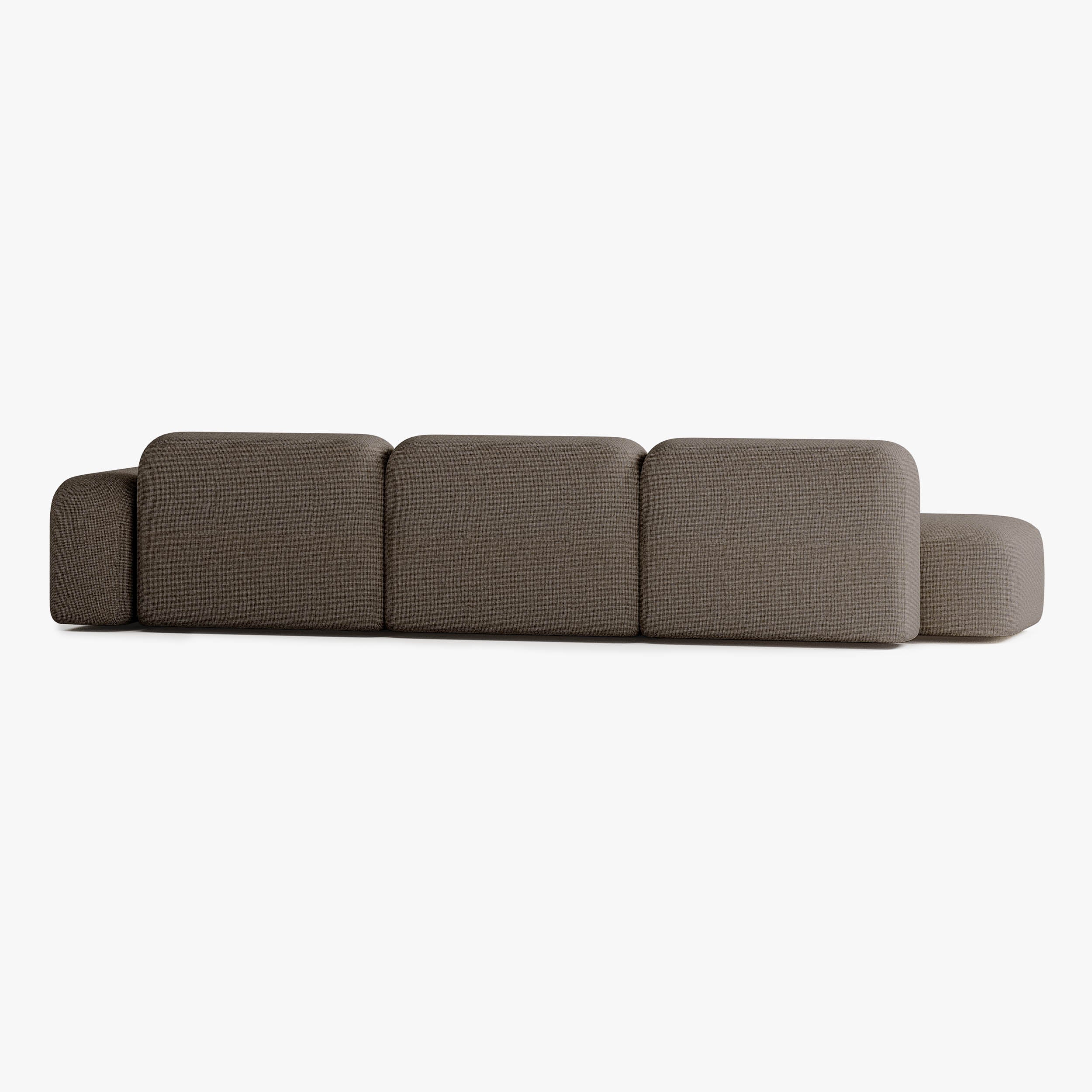 Max Sofa, Composition A17, Right Armrest, S10 Upholstery