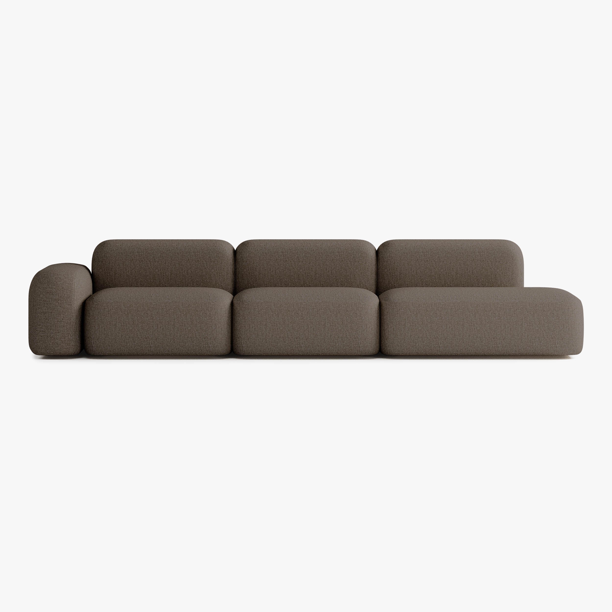 Max Sofa, Composition A17, Left Armrest, Upholstery S10