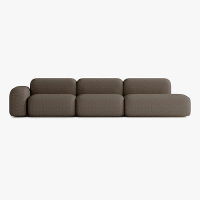 Max Sofa, Composition A17, Left Armrest, Upholstery S10