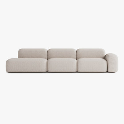 Max Sofa, Composition A17, Right Armrest, Upholstery S12