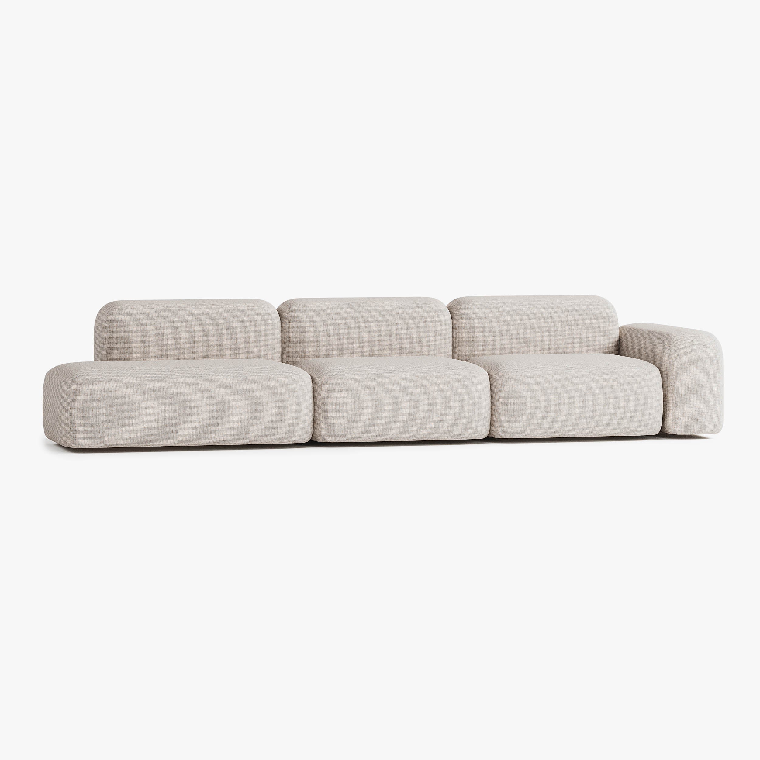 Max Sofa, Composition A17, Right Armrest, Upholstery S12