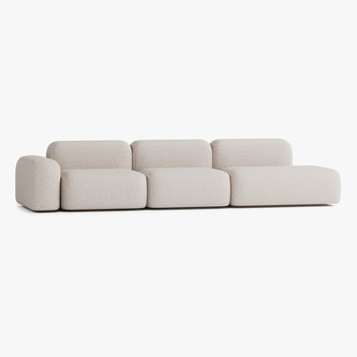 Max Sofa, Composition A17, Left Armrest, Upholstery S12