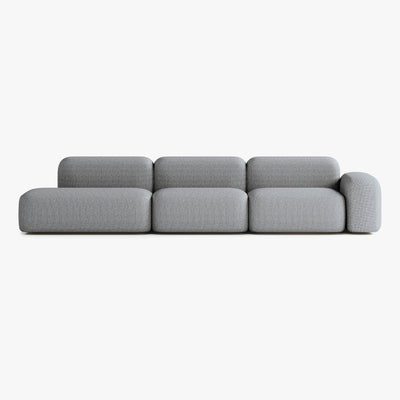 Max Sofa, Composition A17, Right Armrest, Upholstery S13