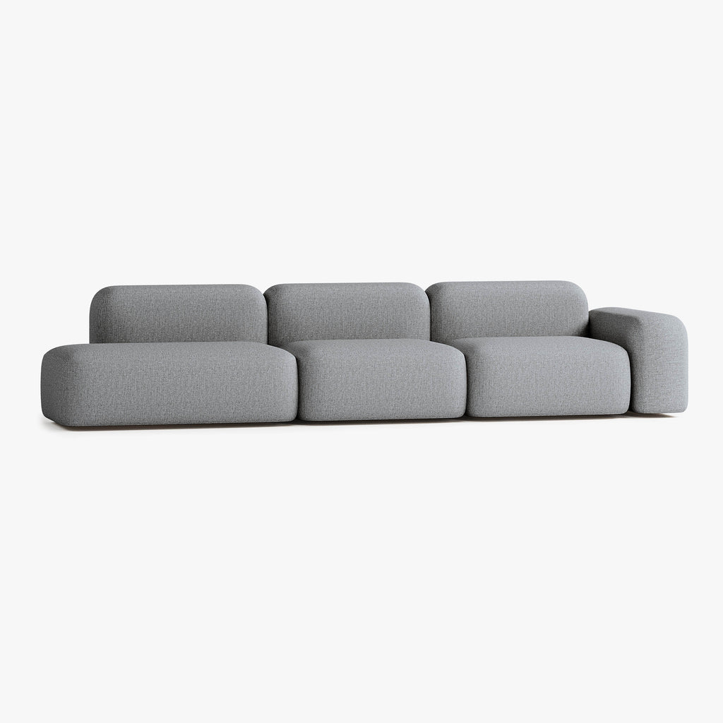 Max Sofa, Composition A17, Right Armrest, Upholstery S13