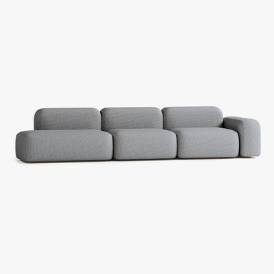 Max Sofa, Composition A17, Right Armrest, Upholstery S13