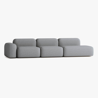 Sofa Max, Zusammenstellung A17, Armlehne links, Bezug S13