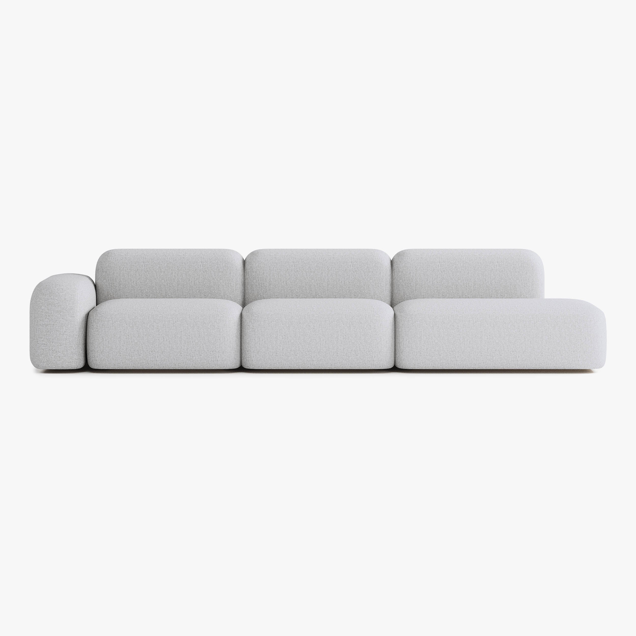 Max Sofa, Composition A17, Left Armrest, S1 Upholstery