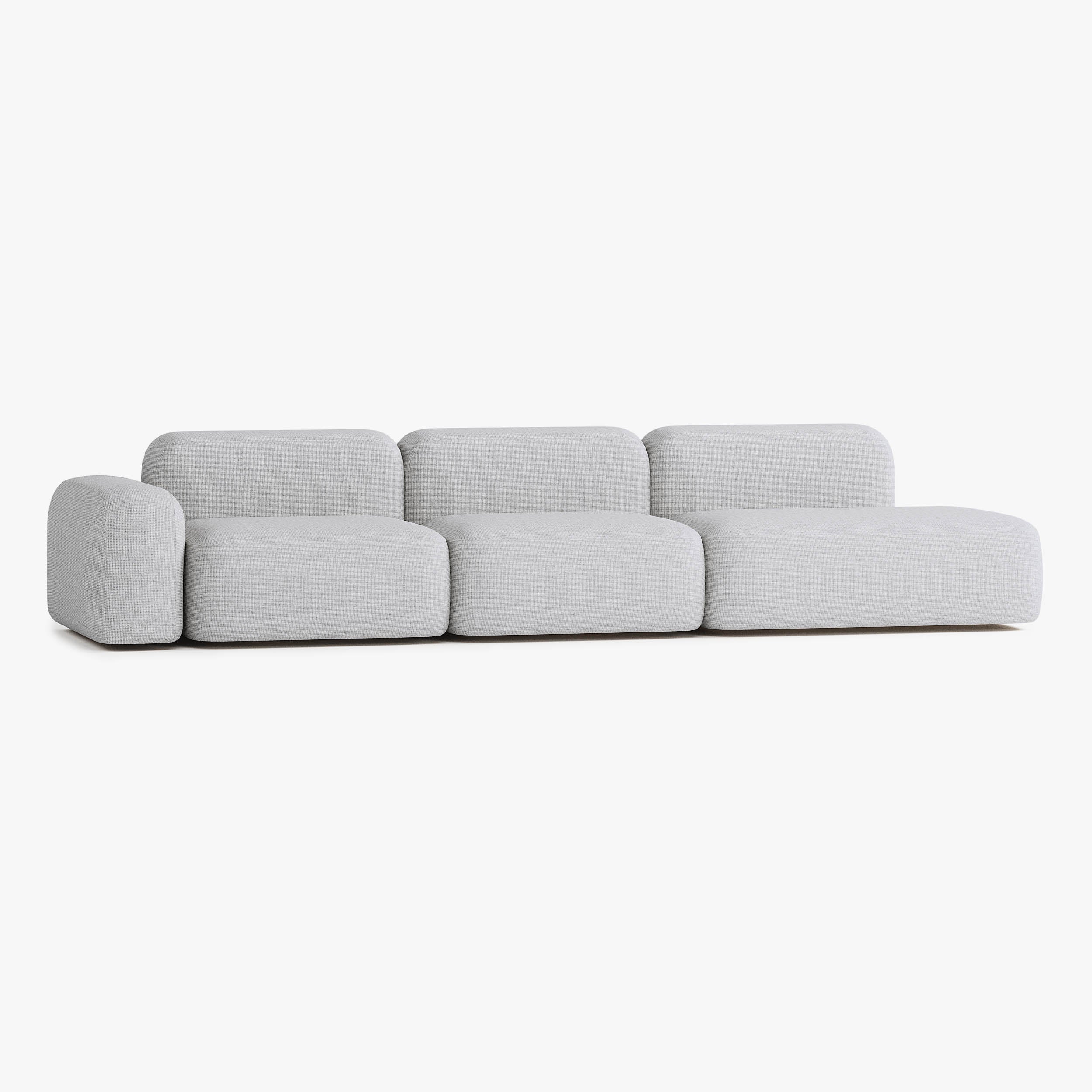 Max Sofa, Composition A17, Left Armrest, S1 Upholstery