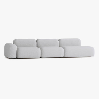 Max Sofa, Composition A17, Left Armrest, Upholstery S1