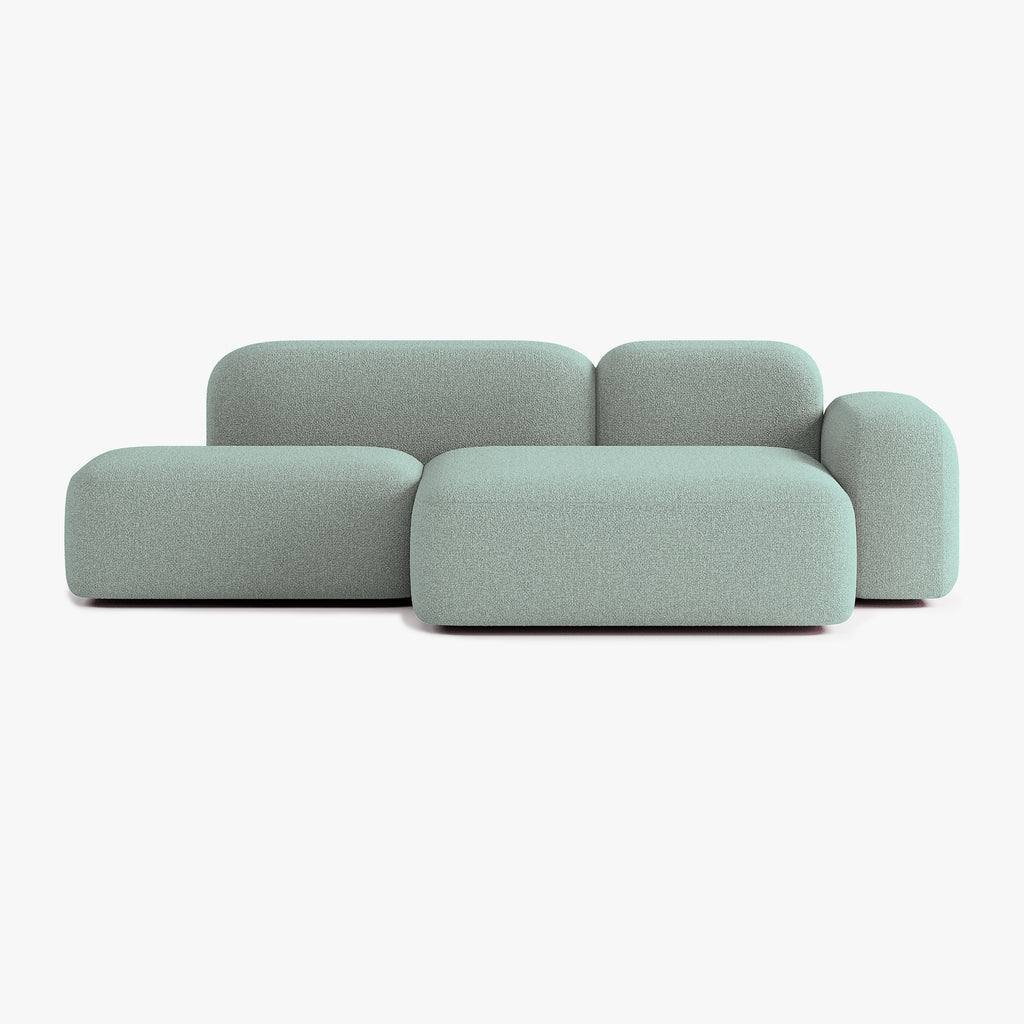 Max Sofa, Composition A18, 3 Seats, Right Chaise, Upholstery E13