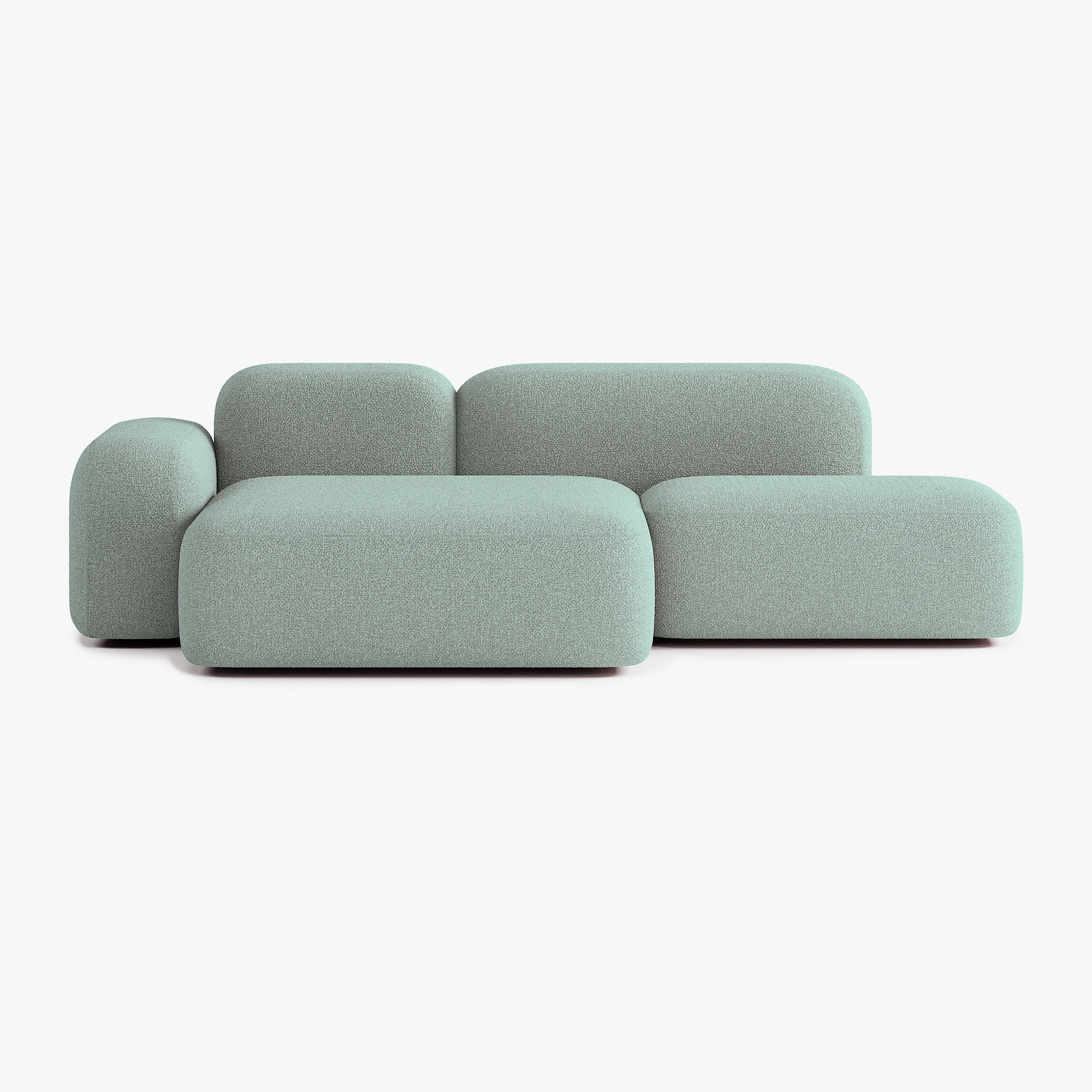 Max Sofa, Composition A18, 3 Seater, Left Peninsula, E13 Upholstery