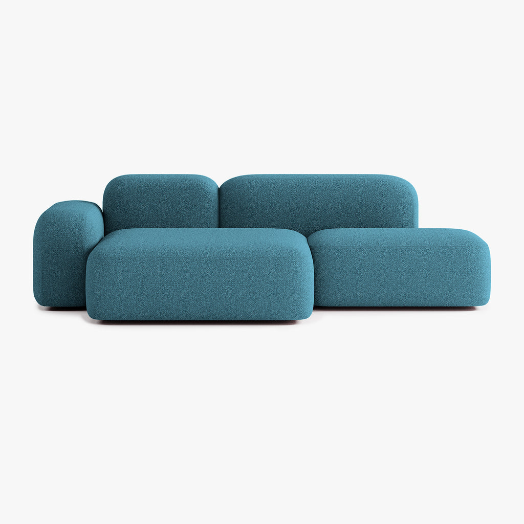 Max Sofa, Composition A18, 3 Seats, Left Chaise, Upholstery E14
