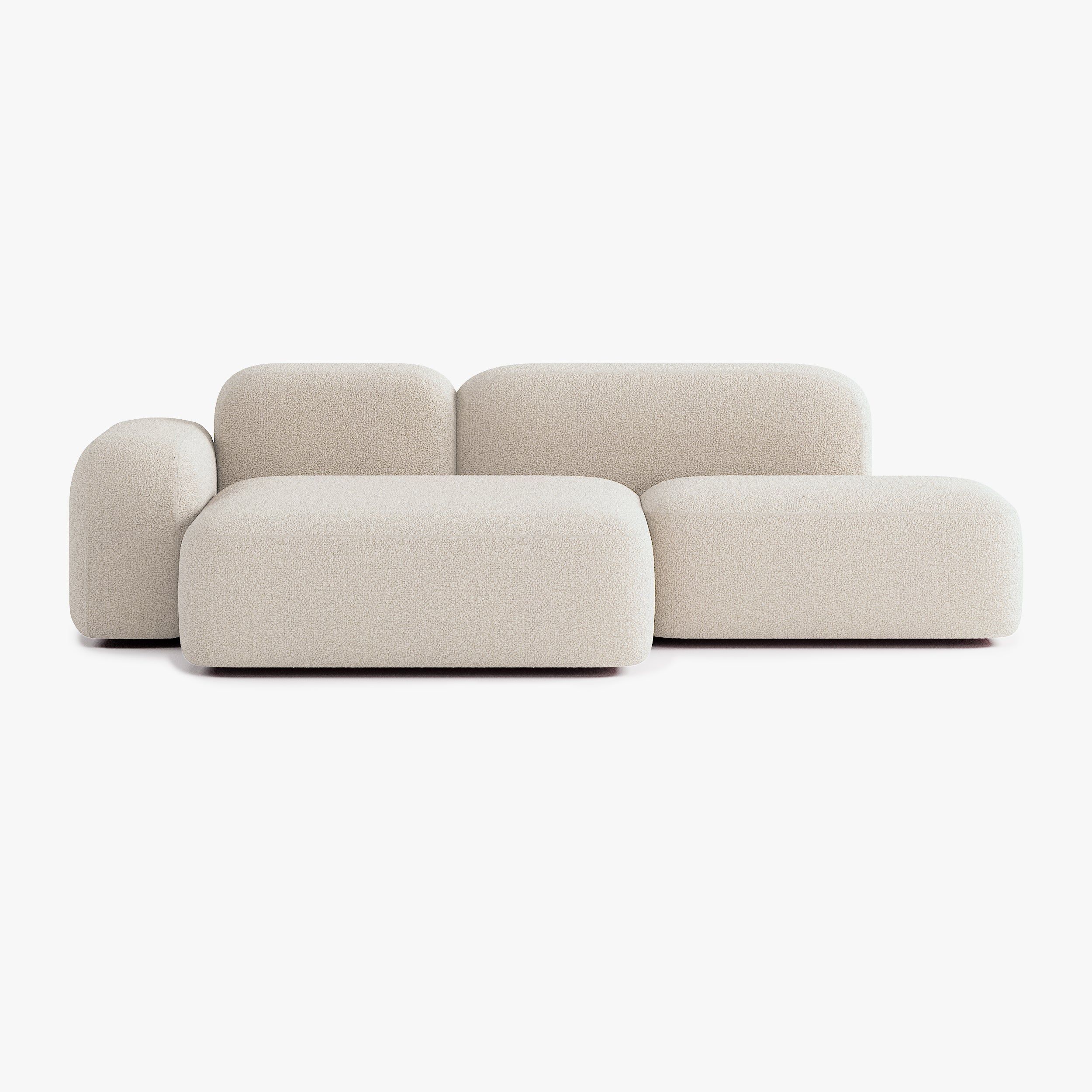 Max Sofa, Composition A18, 3 Seats, Left Chaise, Upholstery E2