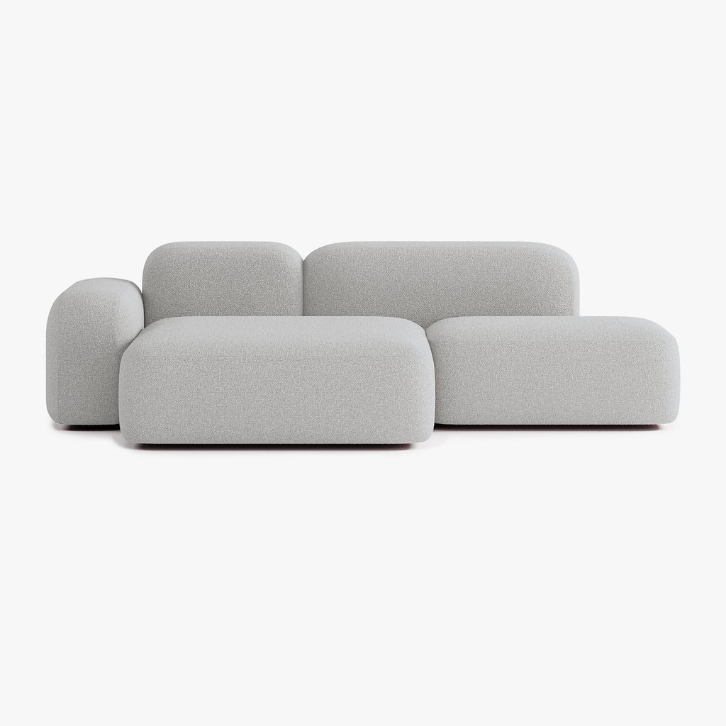 Max Sofa, Composition A18, 3 Seats, Left Chaise, Upholstery E7