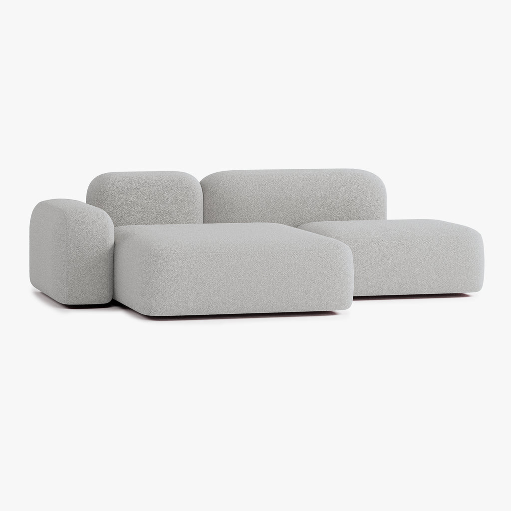 Max Sofa, Composition A18, 3 Seats, Left Chaise, Upholstery E7