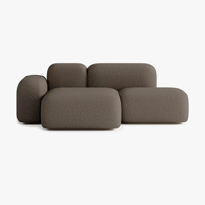 Sofa Max, Zusammenstellung A18, 2-Sitzer, Chaiselongue links, Bezug S10