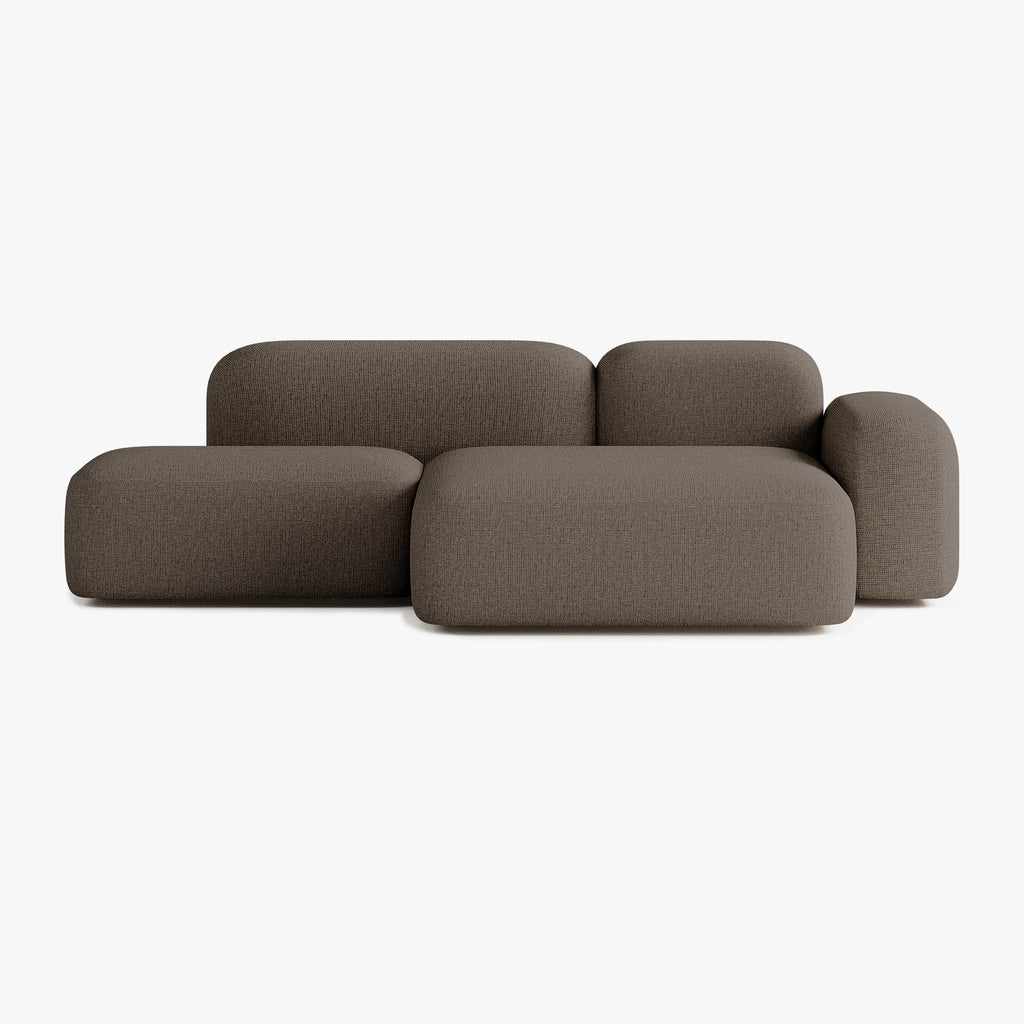 Max Sofa, Composition A18, 3 Seats, Right Chaise, Upholstery S10