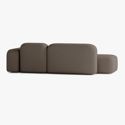 Sofa Max, Zusammenstellung A18, 3-Sitzer, Chaiselongue rechts, Bezug S10