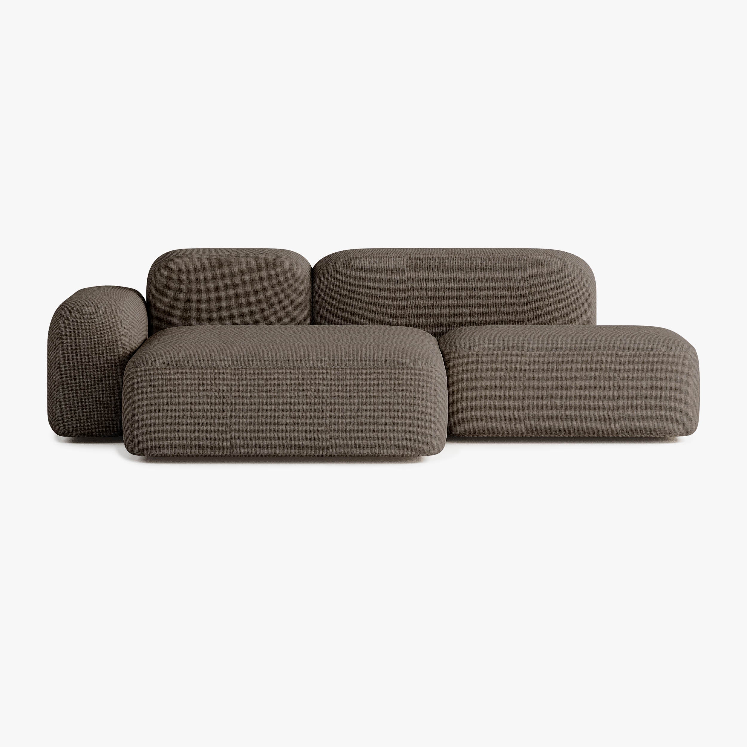 Sofa Max, Zusammenstellung A18, 3-Sitzer, Chaiselongue links, Bezug S10