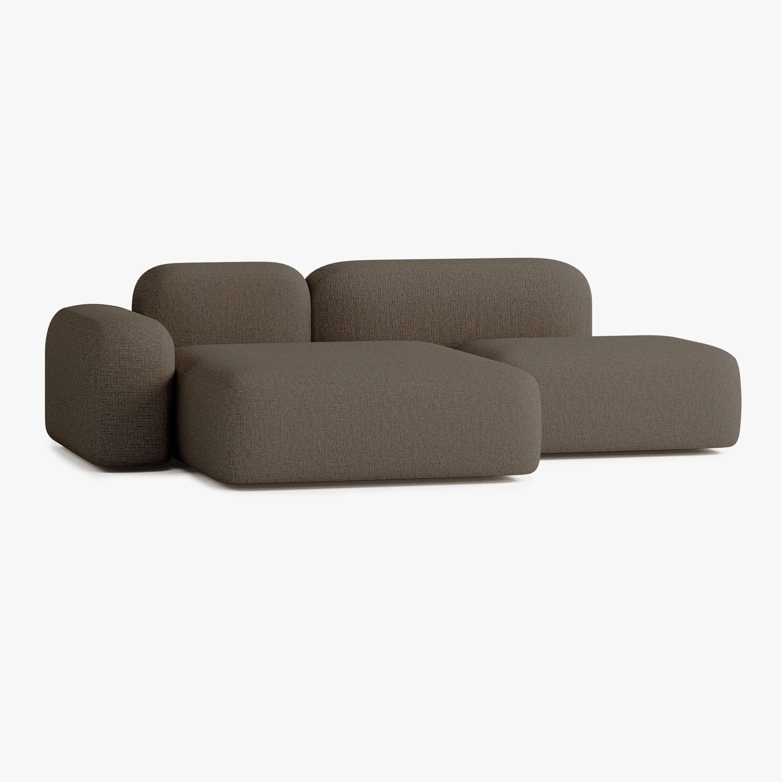 Max Sofa, Composition A18, 3 Seater, Left Peninsula, S10 Upholstery