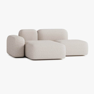 Max Sofa, Composition A18, 2 Seats, Left Chaise, Upholstery S12