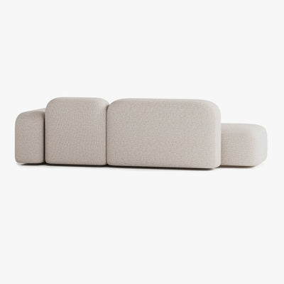 Max Sofa, Composition A18, 3 Seats, Right Chaise, Upholstery S12
