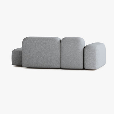 Sofa Max, Zusammenstellung A18, 2-Sitzer, Chaiselongue links, Bezug S13