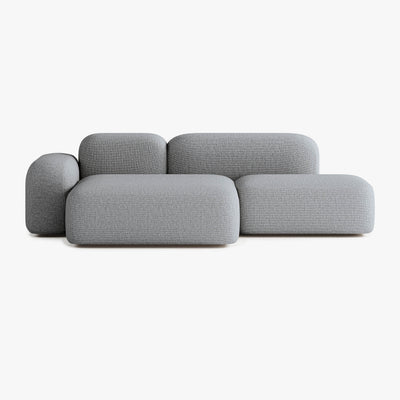 Sofa Max, Zusammenstellung A18, 3-Sitzer, Chaiselongue links, Bezug S13