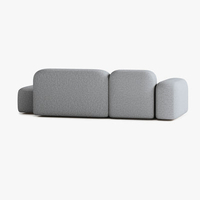 Sofa Max, Zusammenstellung A18, 3-Sitzer, Chaiselongue links, Bezug S13