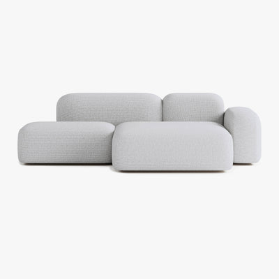 Sofa Max, Zusammenstellung A18, 3-Sitzer, Chaiselongue rechts, Bezug S1