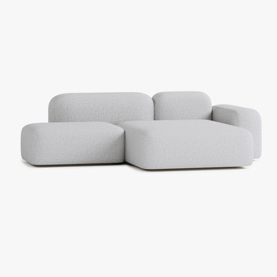 Sofa Max, Zusammenstellung A18, 3-Sitzer, Chaiselongue rechts, Bezug S1