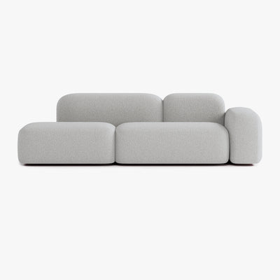 Max Sofa, Composition A19, 3 Seats, Right Armrest, Upholstery E7