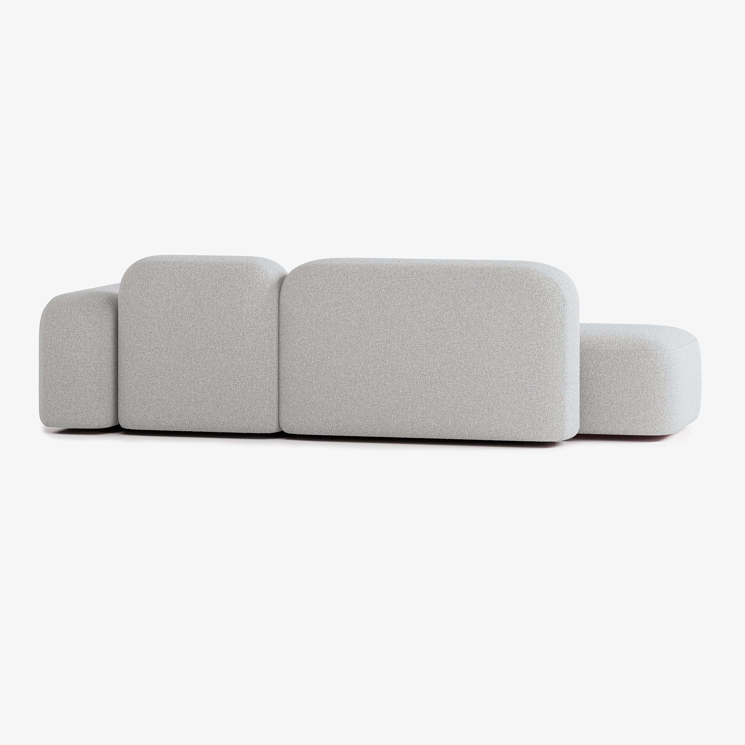 Max Sofa, Composition A19, 3 Seater, Right Armrest, E7 Upholstery