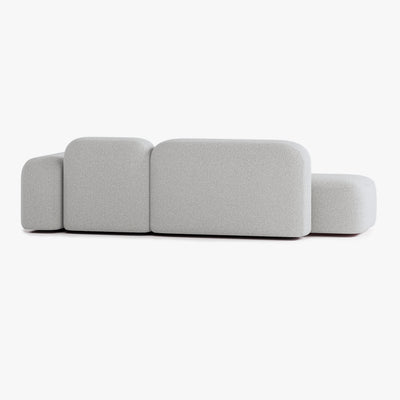 Max Sofa, Composition A19, 3 Seats, Right Armrest, Upholstery E7