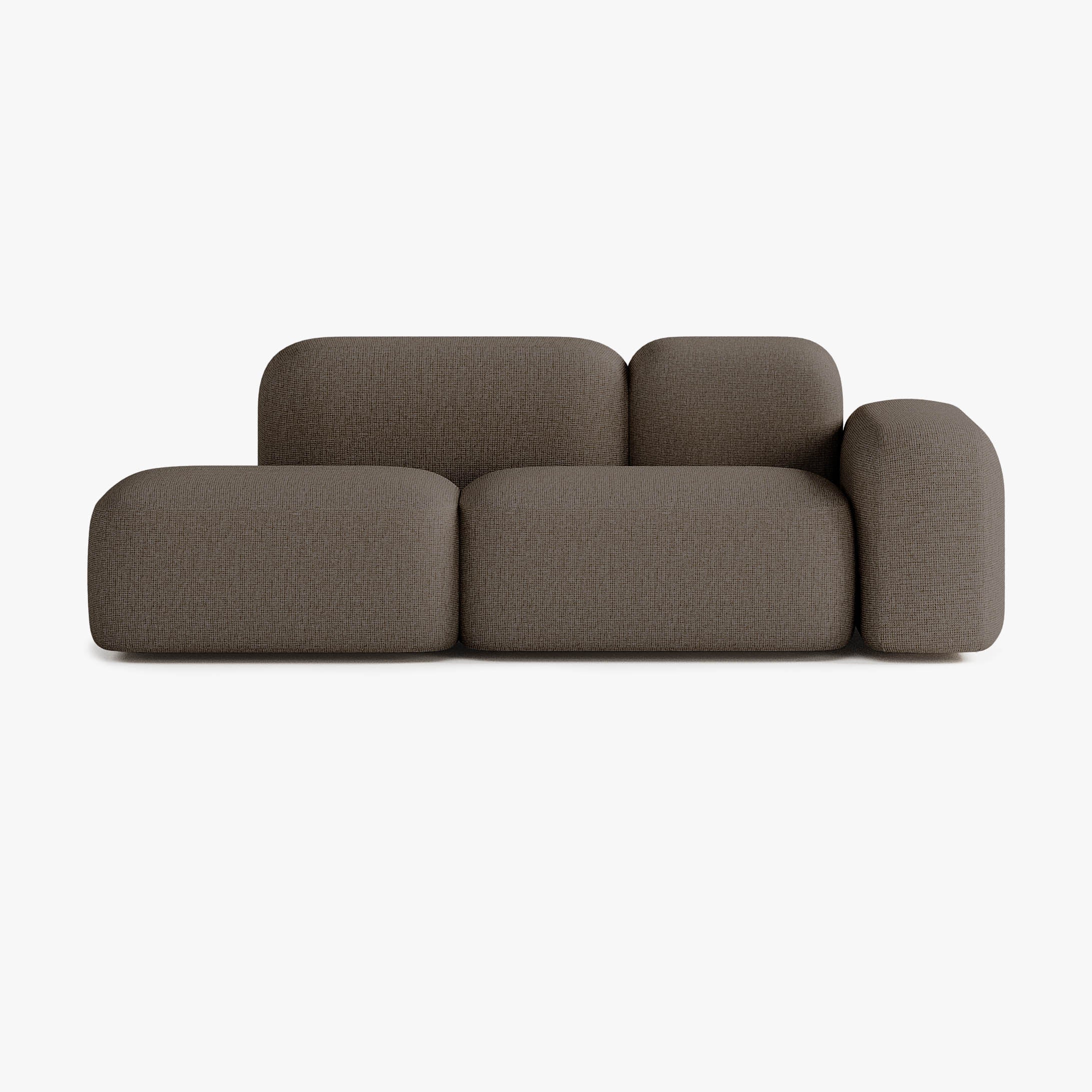 Max Sofa, Composition A19, 2 Seater, Right Armrest, S10 Upholstery