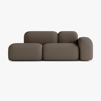 Max Sofa, Composition A19, 2 Seats, Right Armrest, Upholstery S10