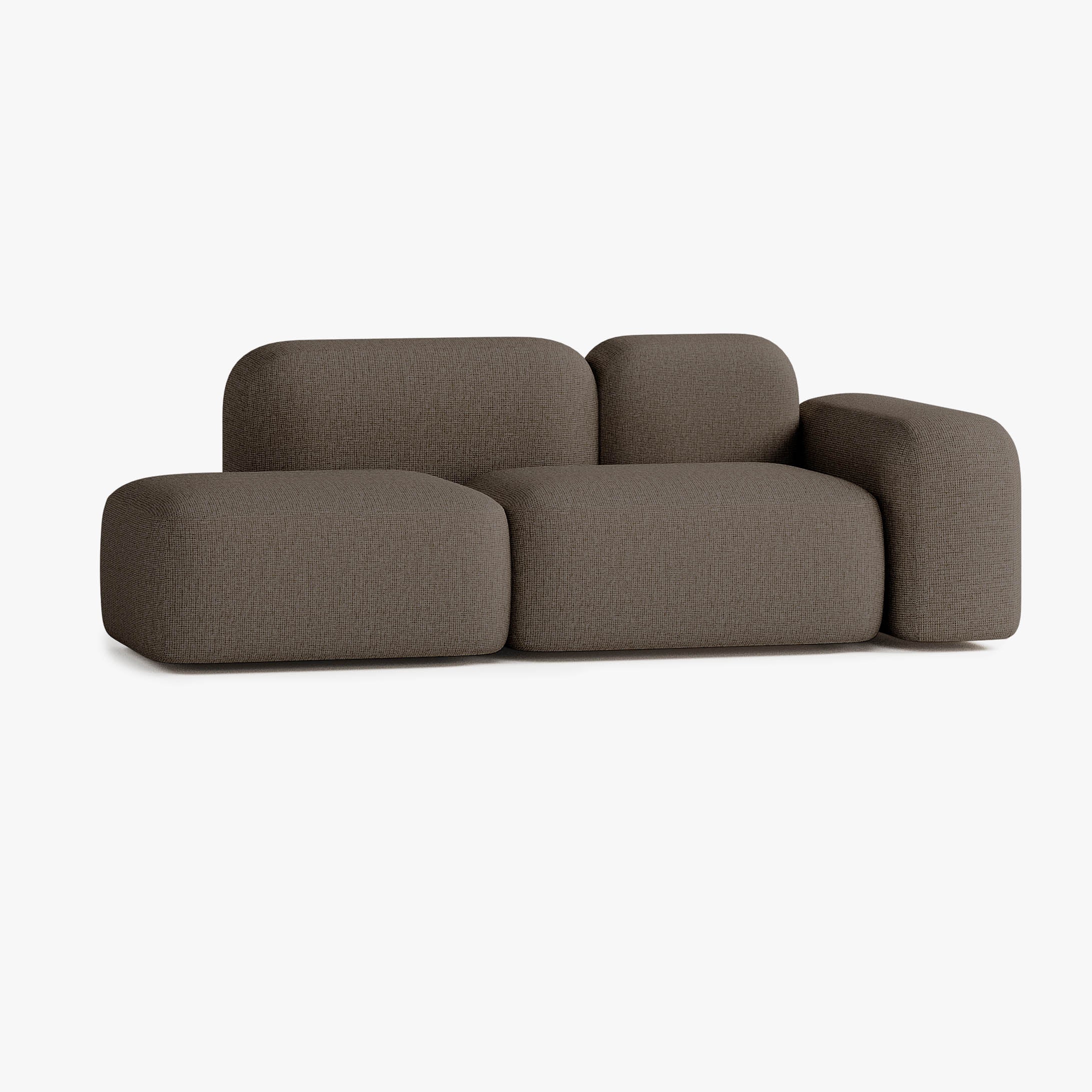 Max Sofa, Composition A19, 2 Seater, Right Armrest, S10 Upholstery