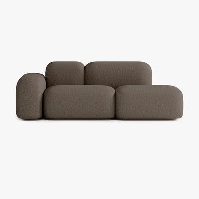 Max Sofa, Composition A19, 2 Seats, Left Armrest, Upholstery S10