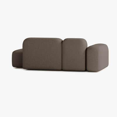 Max Sofa, Composition A19, 2 Seats, Left Armrest, Upholstery S10