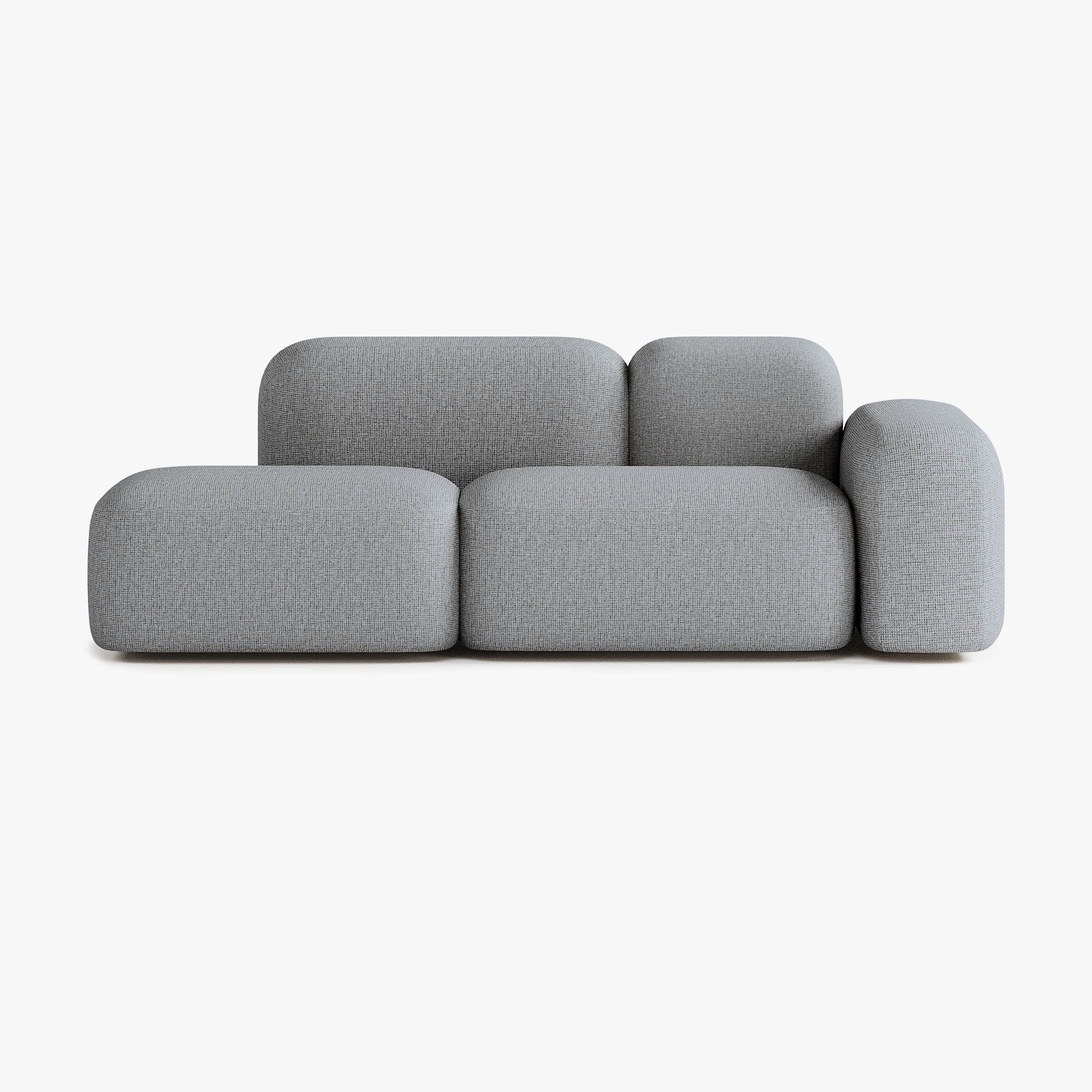 Max Sofa, Composition A19, 2 Seater, Right Armrest, S13 Upholstery