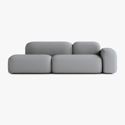 Max Sofa, Composition A19, 3 Seats, Right Armrest, Upholstery S13