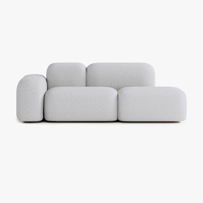 Max Sofa, Composition A19, 2 Seats, Left Armrest, Upholstery S1