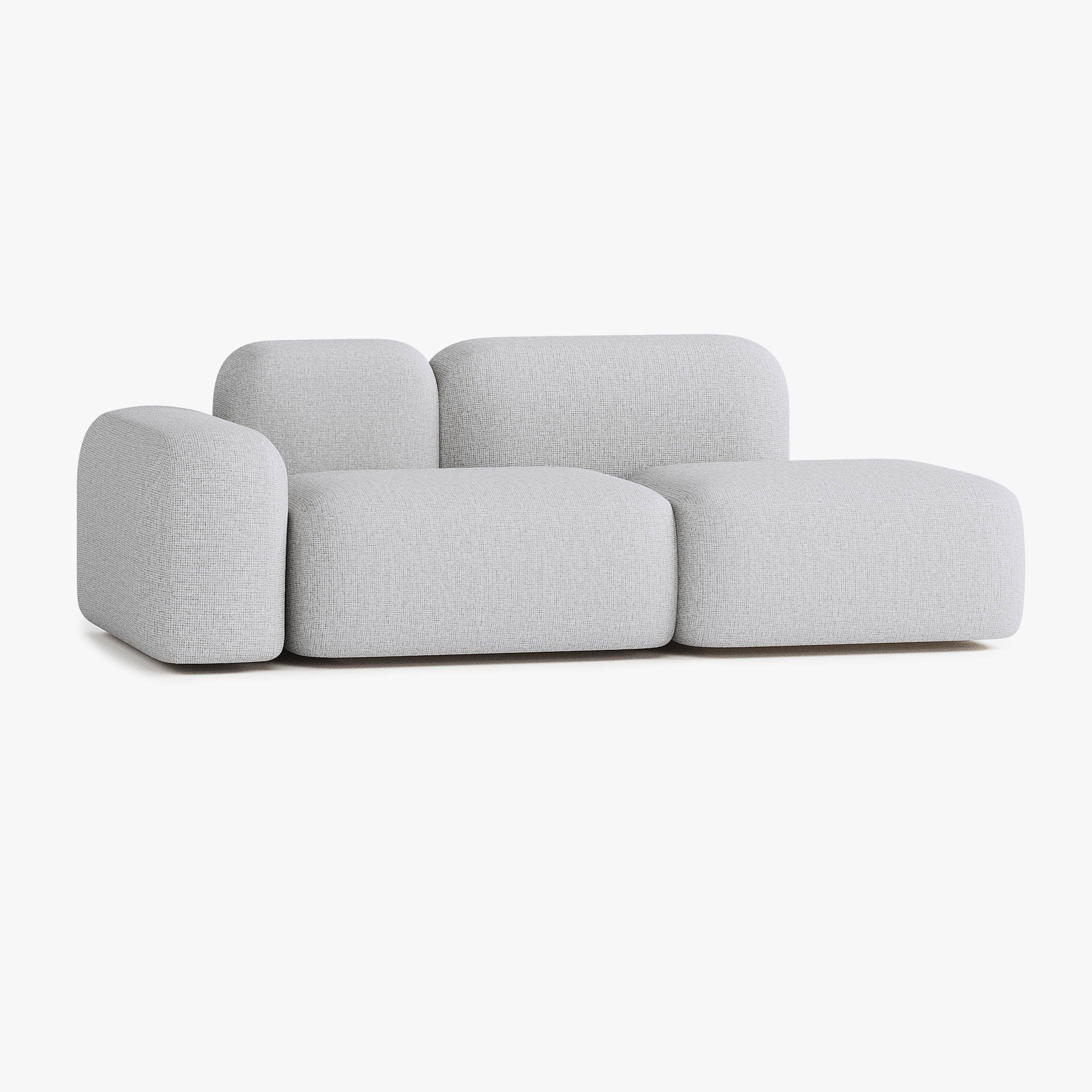 Max Sofa, Composition A19, 2 Seater, Left Armrest, S1 Upholstery